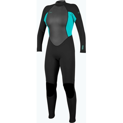 Dámský O'Neill Reactor-2 3/2 mm Back Zip Full black/light aqua