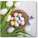 PAW servítky L Eggs and Tulips 33X33cm