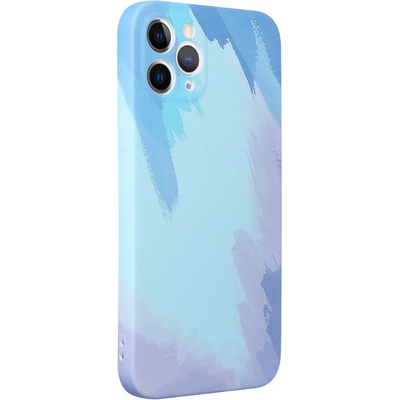 Forcell Силиконов Калъф за iPhone 12 Pro Max, Printing Pop Case, Син (5903396111730)