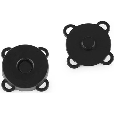 Pro Háčkování Magnetické zapínání 18 mm, černé matné – Zboží Dáma