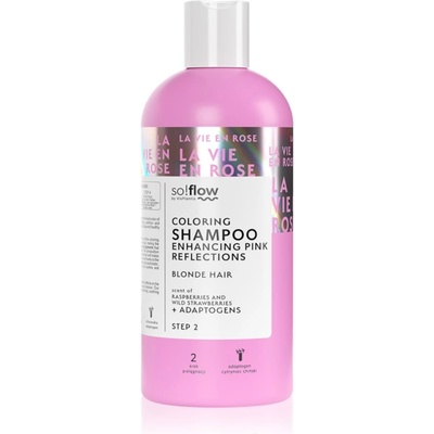 So!flow Coloring Shampoo Blonde Hair тониращ шампоан за руса коса цвят Pink 300ml