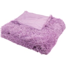 Universal design Luxusná deka s dlhým vlasom fialová 150x200