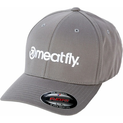 Meatfly Brand Flexfit Grey Meatfly | Siv | МЪЖЕ | S/M