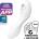 Satisfyer Вибратор 3 в 1 бял Satisyer Curvy Trinity 5+