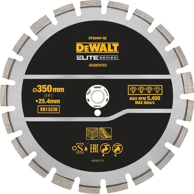 DeWalt DT20467 Segmentový diamantový pilový kotouč 230 mm