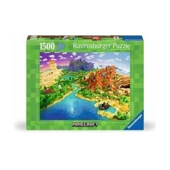 Ravensburger Puzzles 1500 World of Minecraft