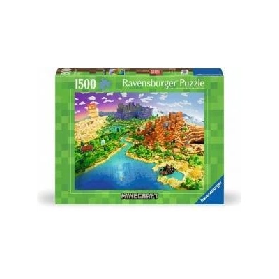 Ravensburger Puzzles 1500 World of Minecraft