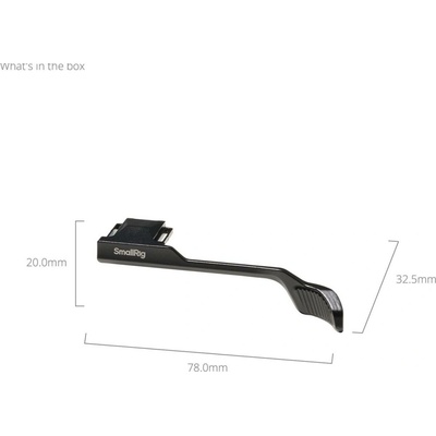 SmallRig Thumb Grip for Panasonic LUMIX L10 (Black) 5702 – Zboží Živě