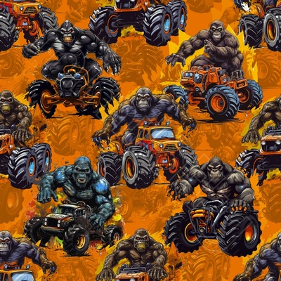 Softshell pružný monster truck by MIMI