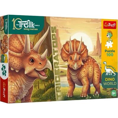 TREFL Dino World Triceratops 100 dielov