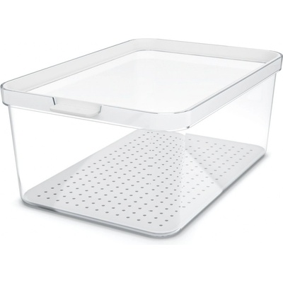 Rotho CAUMA Organizér do chladničky, 11,3 × 18,4 × 28,2 cm, 4,65 l, plast, 1053801100