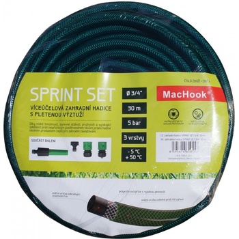 MacHook 13870 Sprint set 1/2" 30 m zelená