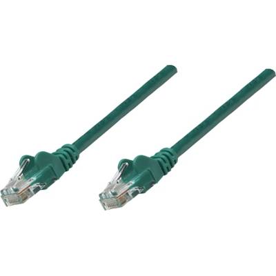 Manhattan кабел - U/UTP пач (RJ45 към RJ45, Cat6, 10 м, зелен, меден) 738699 (738699)