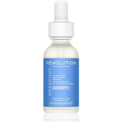 Revolution Beauty Super Salicylic 2% Salicylic Acid & Fruit Enzymes регенериращ серум за мазна и проблемна кожа 30ml