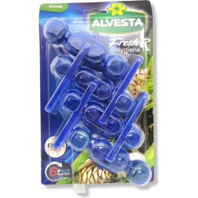Alvesta ароматизатор за тоалетна чиния, Синя вода, 4 броя, Бор