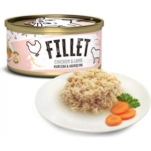VetExpert Mr. Bandit Fillet chicken with lamb - консерва за котки - филета от пилешко с агнешко, 80g - Полша
