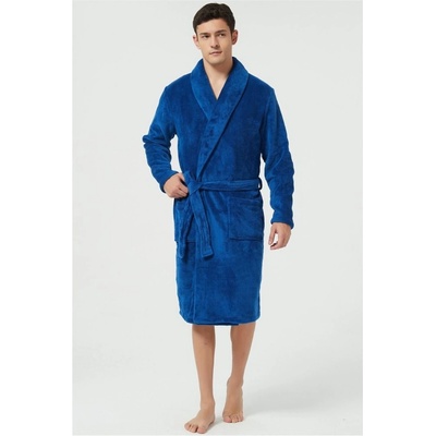 Howick Fleece Dressing Gown blue – Zboží Dáma