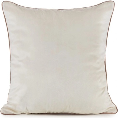Takoy Povlak na polštář GAJA 2 ze sametu s jemným leskem a ozdobným lemem-HF-463841 | 60 x 60 cm