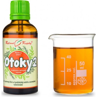 Bylinné kapky Pavlovy bylinné kapky Otoky II tinktura 50 ml