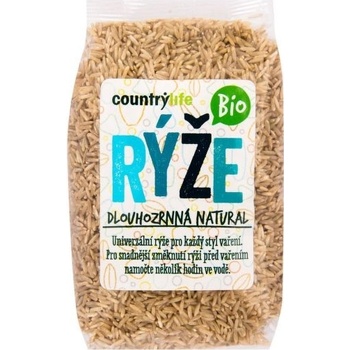 Country Life Bio Ryža dlhozrnná natural 0,5 kg