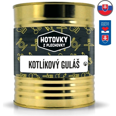 Hotovky z plechovky Kotlíkový guláš 800 ml