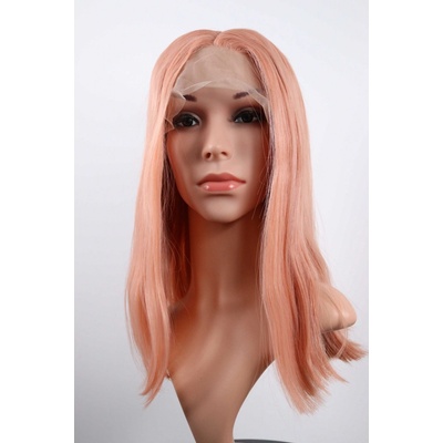 Carmen - lace front polodlhá ružová parochňa