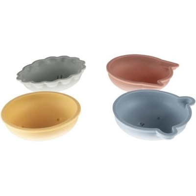 Zopa Silicone Beach Set vedierko s viečkom 1 ks + hračka na pieskovisko 6 ks