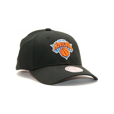 Mitchell & Ness Team Logo Flexfit 110 New York Knicks Black Snapback černá černá