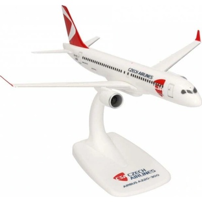 Herpa Airbus A220300 BD5001A11 CSA Czech Airlines 2019 Colors SnapFit 1:200