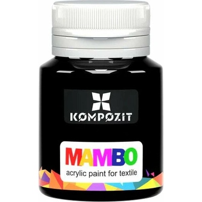 Mambo farba na textil a kožu 20 ml 23 čierna