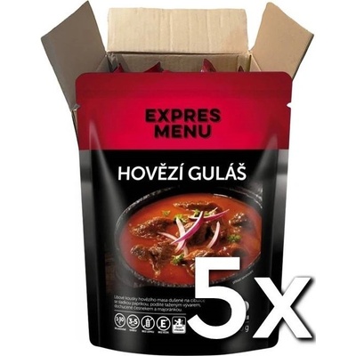 EXPRES MENU Hovädzí guláš 5 x 600 g
