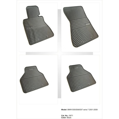 FroGum Гумени стелки за BMW 7 Серия E65 / E66 / E67 (2001-2008), марка Frogum (0671)