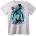 NOONEBRAND Тениска Messi 10 Футбол - XS, White