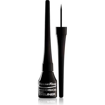 Pierre René Eyes Eyeliner atramentové očné linky 1 Black Precision Ink Eyeliner 3 ml