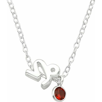 Image 1 of Bijutanki Сребърно Колие - Зодия Козирог с Камък