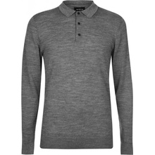 Howick Merino Polo Shirt grey marl