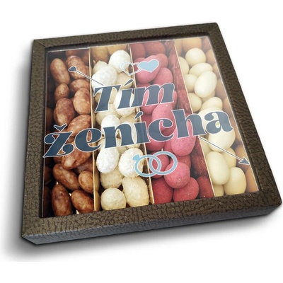 Sablio Mandle v čokoláde Tím ženícha 4 x 80 g