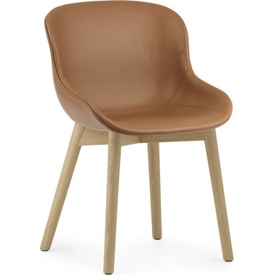 Normann Copenhagen Hyg Chair Ultra Leather hnedá / dub
