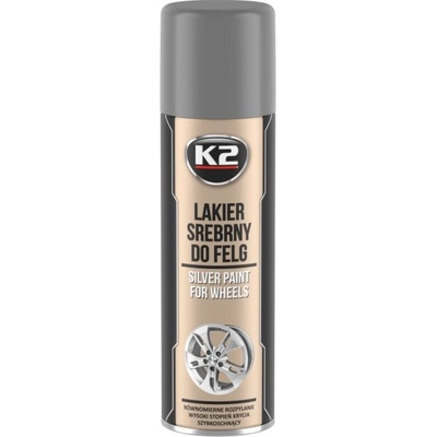 K2 SILVER Lacquer FOR WHEELS RALLY 500 ml