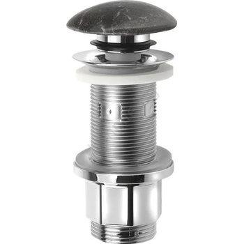 Sapho - Click-Clack клапан за мивка BLOK, диаметър 6, 7 см, камък/черно (SH0768)