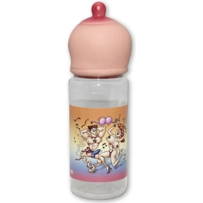 Бутилка във формата на женска гърда - Bottle Boob Flesh 750ml (D-233584)