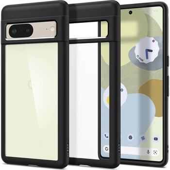 Image 1 of Spigen Противоударен Калъф за Google Pixel 7, Spigen Ultra Hybrid Case, Черен (ACS04700)