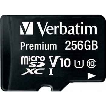 Image 1 of Verbatim microSDXC 256GB C10/U1 44087