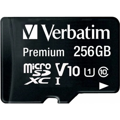 Verbatim microSDXC 256GB C10/U1 44087