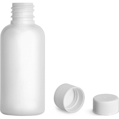 Via plastová lahvička bílá s bílým uzávěrem 50 ml