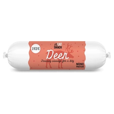 PAKA ZWIERZAKA PEPE Meat Snack Monoprotein Jelení klobáska 200 g