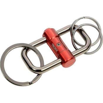 TROIKA Ключодържател Двупосочен червен Troika KR22-09/RD (KR22-09/RD)