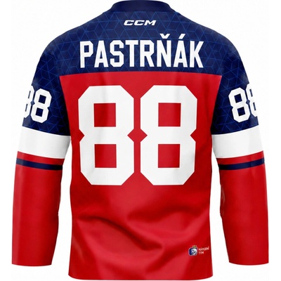 CCM Hokejové reprezentácie hokejový dres Czech republic Olymp 2026 David Pastrňák red