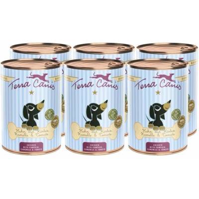 Terra Canis Puppy Chicken with pumpkin camomile & tomato 6 x 400 g