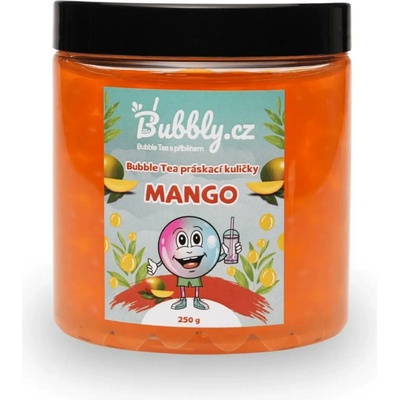Domácí Bubble Tea Práskací kuličky mango 250 g